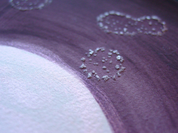 Blood Moon 2, detail, by Amy Crook