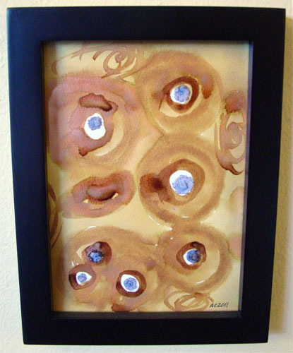 Copper Blue, framed art by Amy Crook Copper Blue, framed art by Amy Crook