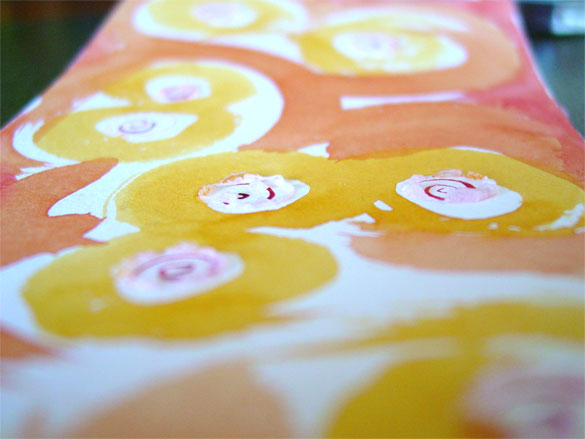 Red Orange Yellow, detail, by Amy Crook