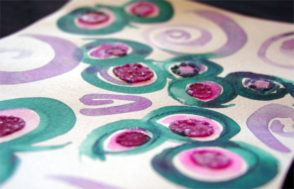 7 Spirals, detail, by Amy Crook