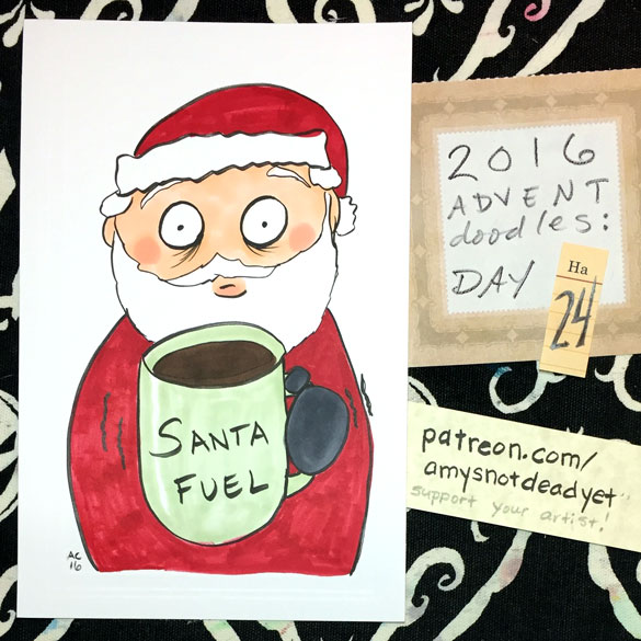 Advent 2016 day 24: Santa Fuel, for Jeff