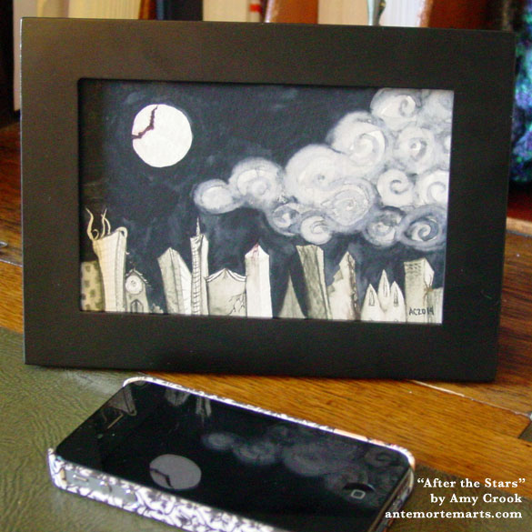 After the Stars, framed art by Amy Crook