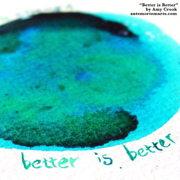 Better is Better, detail, by Amy Crook