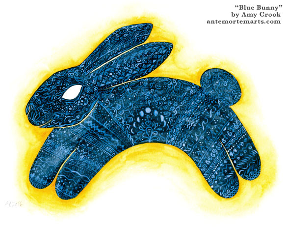 Blue Bunny by Amy Crook