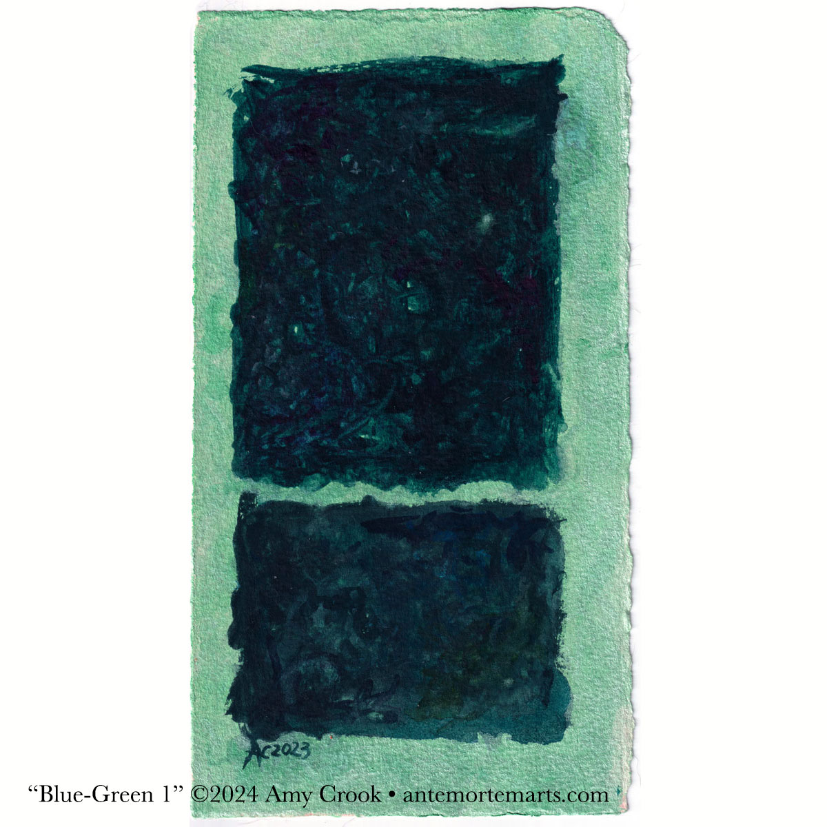 Blue-Green 1 by Amy Crook