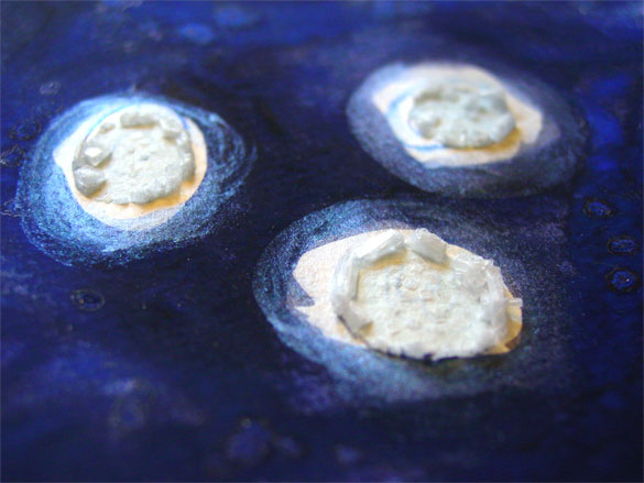 Blue Moon, detail 1, by Amy Crook