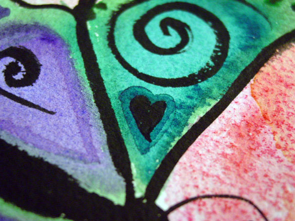 Butterfly, detail, by Amy Crook