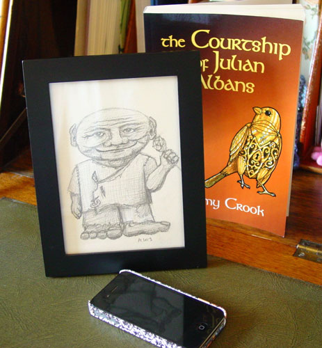 Con the Earth Sprite, and the book from which he came, both by Amy Crook