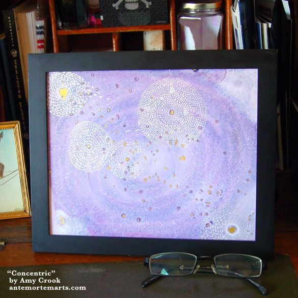 Concentric 1, framed art by Amy Crook