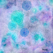 Concentric 4, watercolor by Amy Crook in the Concentric series