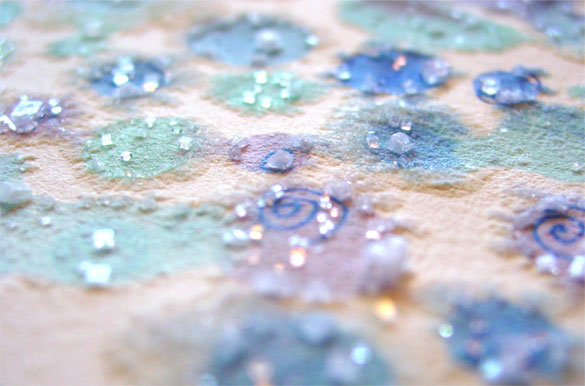 Confetti Rain, detail 1, by Amy Crook