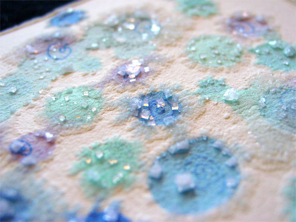 Confetti Rain, detail 2, by Amy Crook