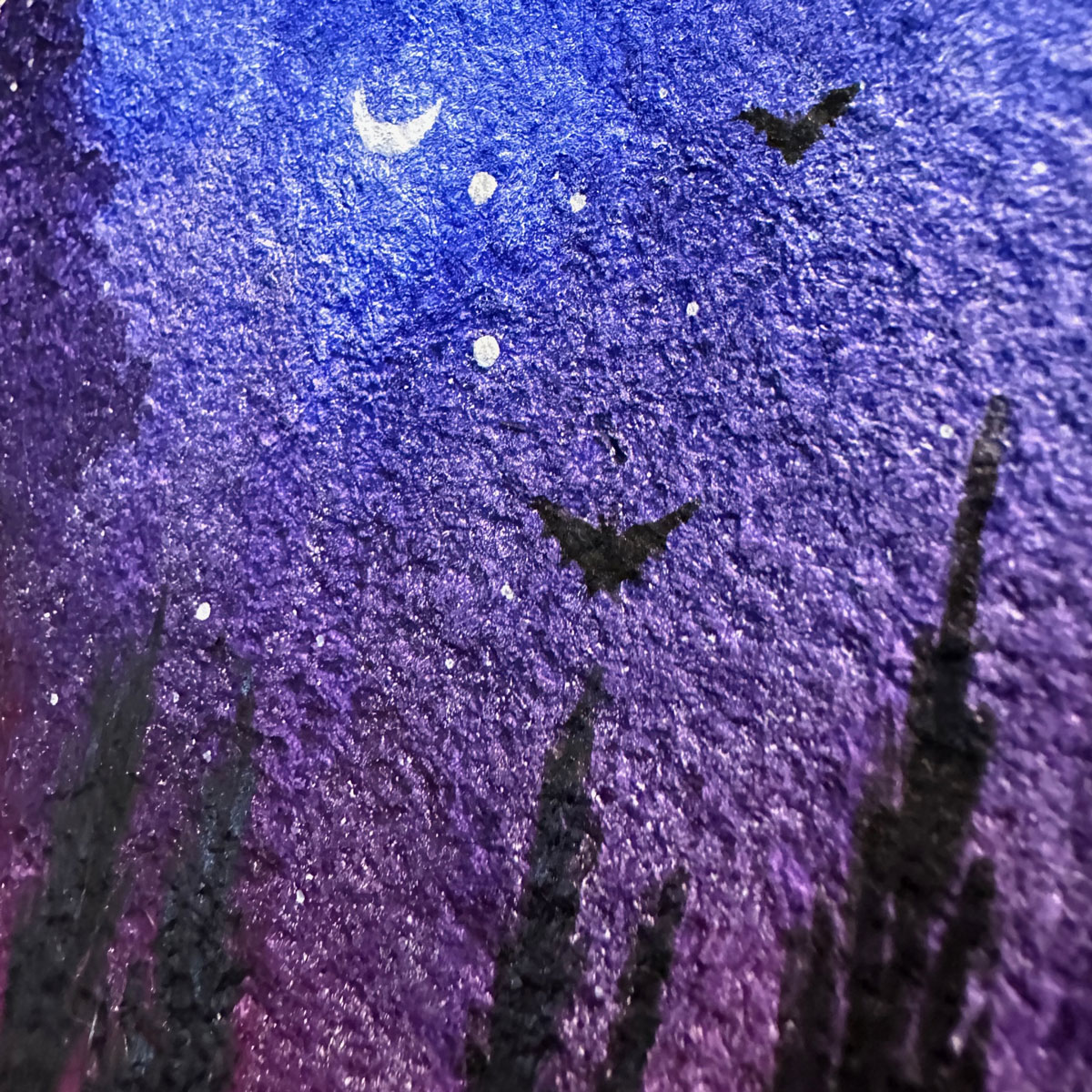 Crescent Moon, detail, by Amy Crook