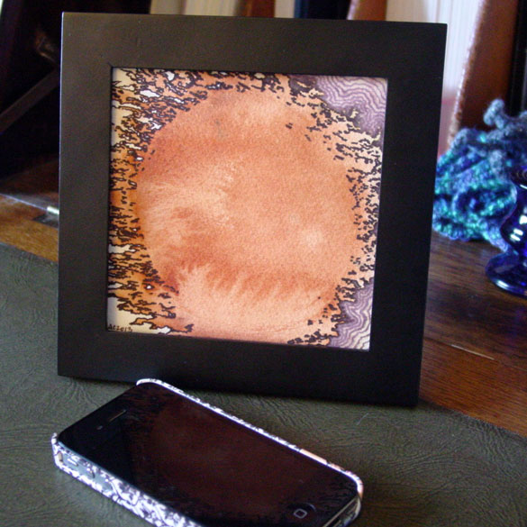 Cross Section, framed art by Amy Crook