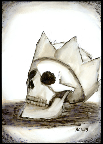 Crowned Skull by Amy Crook