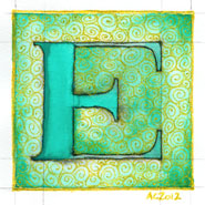 E is for Emboss