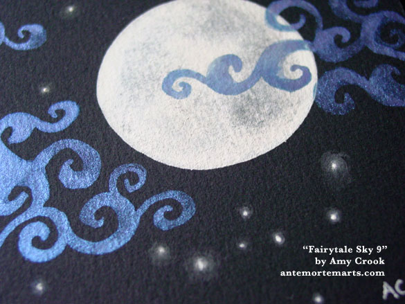 Fairytale Sky 9, detail, by Amy Crook