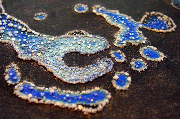 Galaxies, detail 1, by Amy Crook