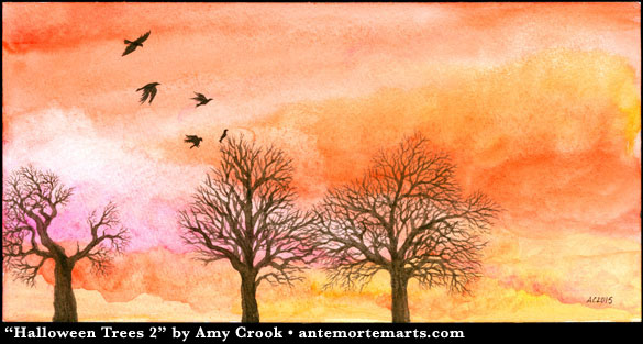 Halloween Trees 2 by Amy Crook