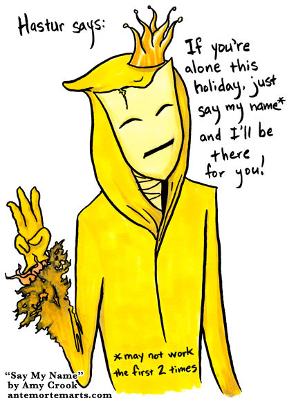 Say My Name, a Hastur parody comic by Amy Crook