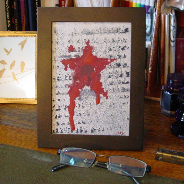 I Won’t Be Your Winter, take 2, framed art by Amy Crook
