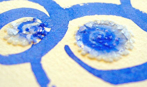 In the Spiraling Blue, detail 1, by Amy Crook