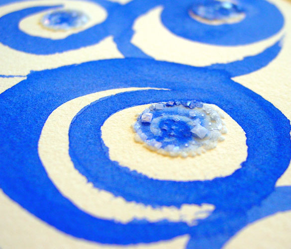 In the Spiraling Blue, detail 2, by Amy Crook