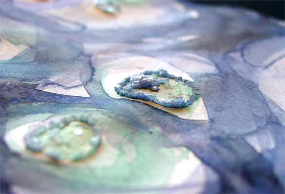 Iridescence 2, detail, by Amy Crook