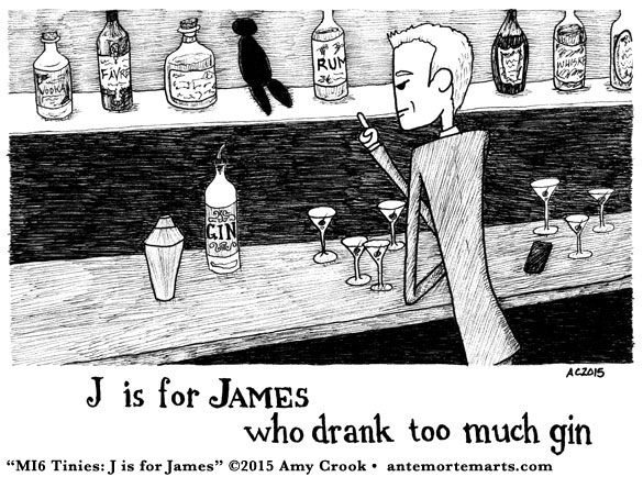 MI6 Tinies: J is for James by Amy Crook