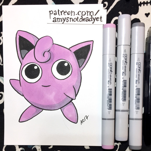 Jigglypuff by Amy Crook