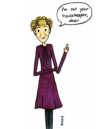 Not Your Housekeeper, a Sherlock comic by Amy Crook
