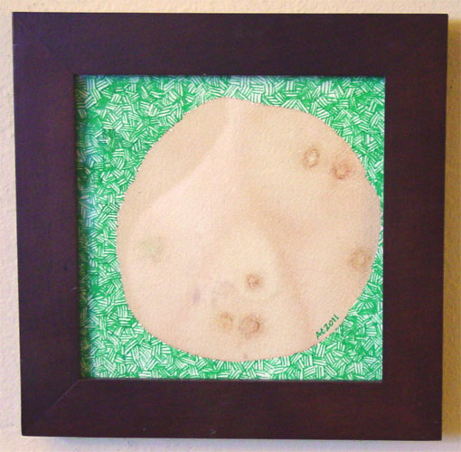 Mud Puddle, framed art by Amy Crook