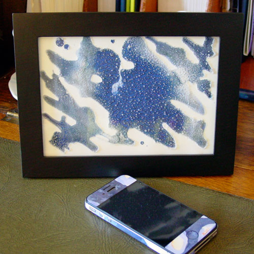 Nebula 2, framed art by Amy Crook