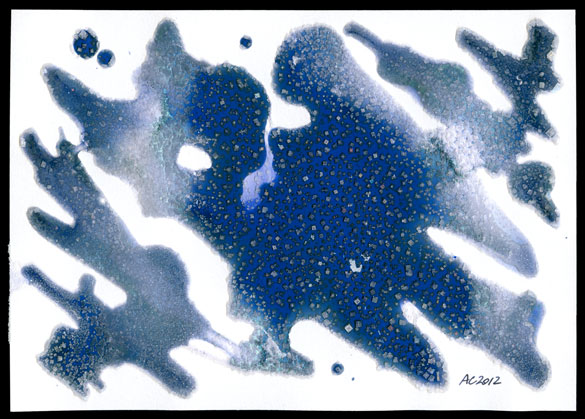 Nebula 2, abstract art by Amy Crook