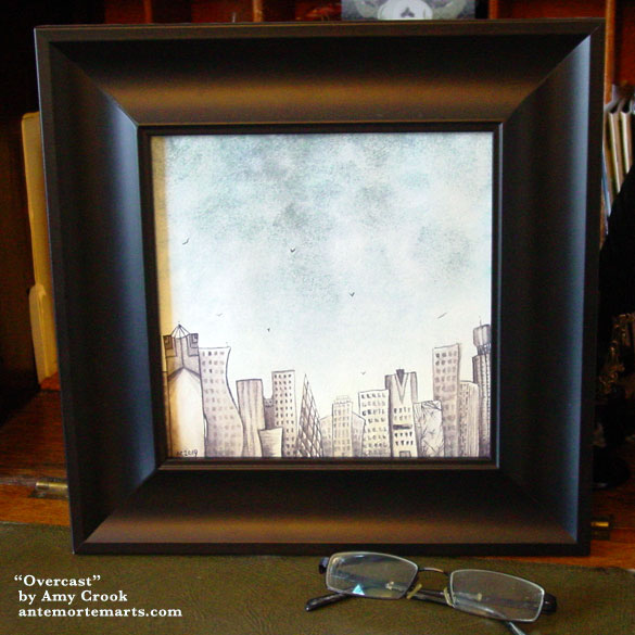 Overcast, framed art by Amy Crook