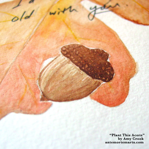 Plant This Acorn, detail, by Amy Crook