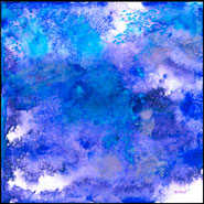 Purple Mist, abstract art by Amy Crook