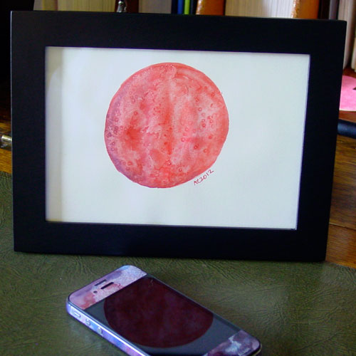 Red Planet 2, framed art by Amy Crook