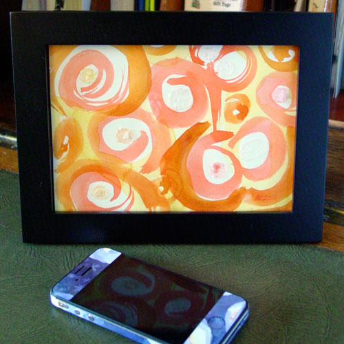 Rhymes With Orange, framed art by Amy Crook