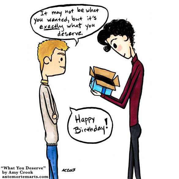 What You Deserve, a Sherlock comic by Amy Crook