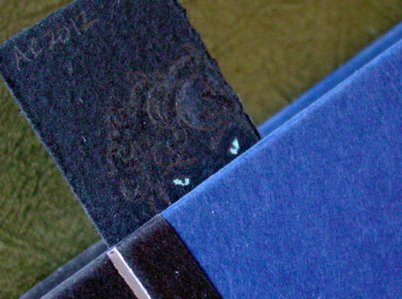 Sherlock Bookmark 3, with book, by Amy Crook