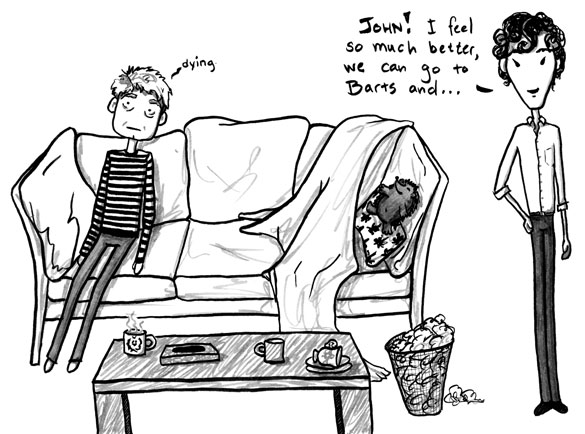 The Death of Me, 6 of 6, a Sherlock comic by Amy Crook