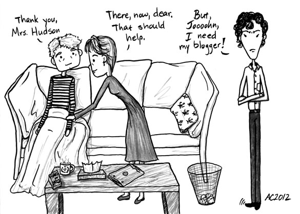 The Death of Me, Too, 1 of 6, a Sherlock comic by Amy Crook