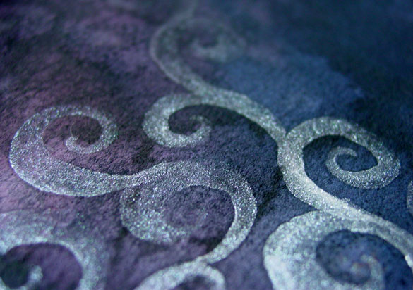 Silver Filigree, detail, by Amy Crook