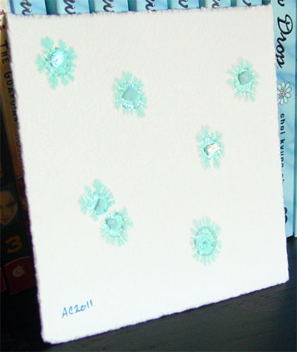 Snowflakes, progress 7, by Amy Crook