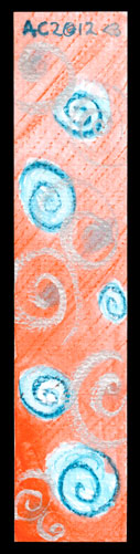 Spiral Bookmark 1 by Amy Crook