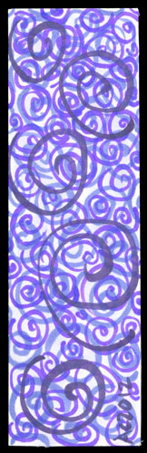 Spiral Bookmark 2 by Amy Crook