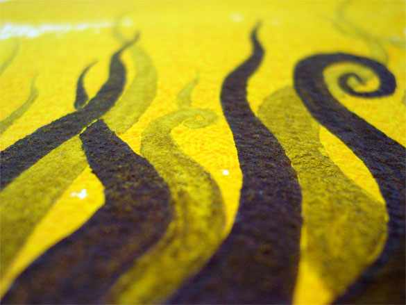 Tentacle Deeps 25, detail, by Amy Crook