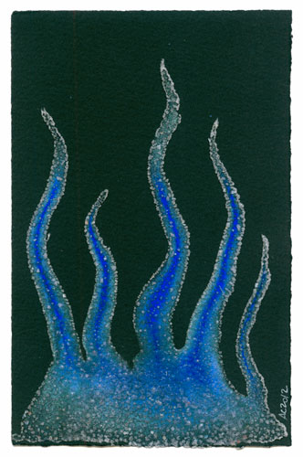 Tentacle Deeps 34, watercolor by Amy Crook