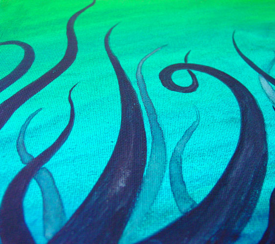 Tentacle Deeps 37, detail, by Amy Crook